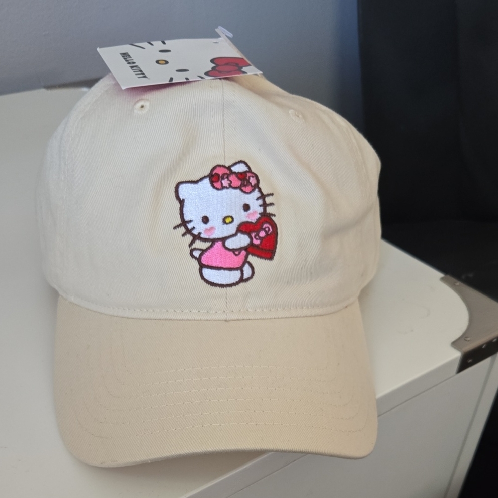 Hello Kitty Cream Baseball Cap